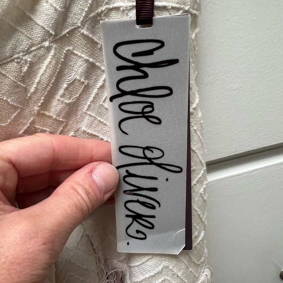 NWT Vintage Chloe Oliver fully lined Blended Ideas skirt with fringe in sz S - Picture 6 of 8